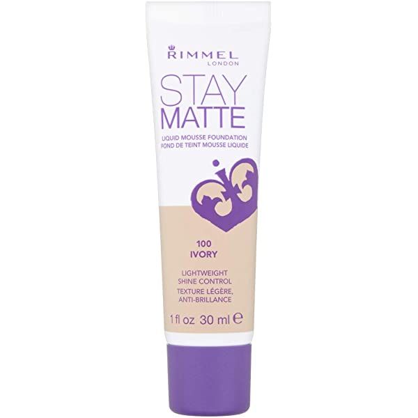 Rimmel London Stay Matte Liquid Mousse Foundation Ivory 30ml